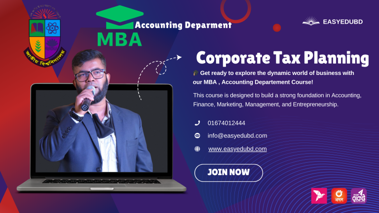 Corporate Tax  Planning