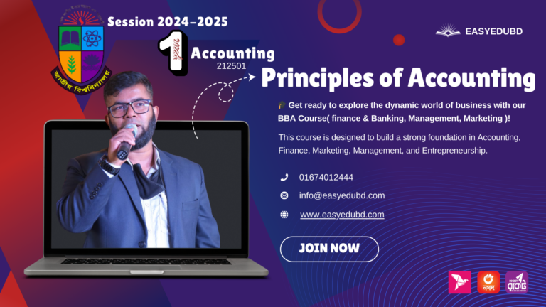Principles of Accounting (2024-2025)