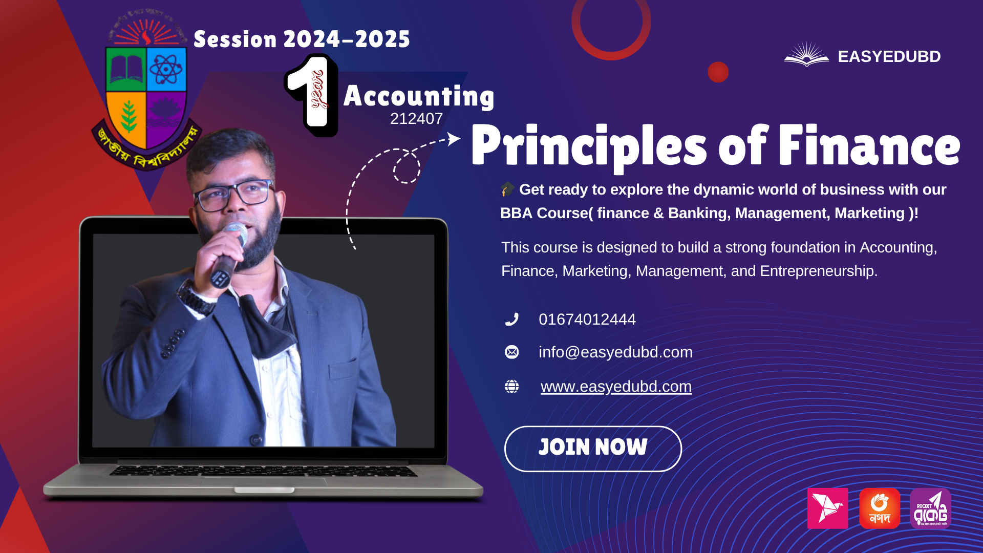 Principles of Finance (2024-2025)