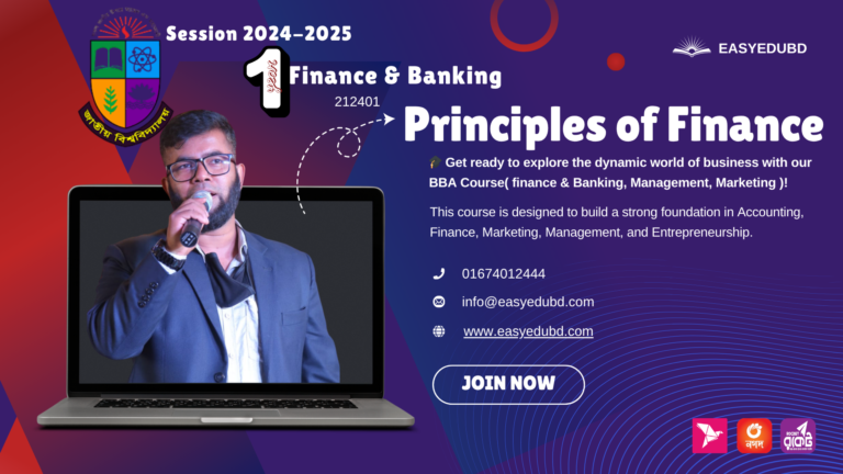 Principles of Accounting (2024-2025)