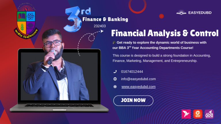 Financial Analysis & Control