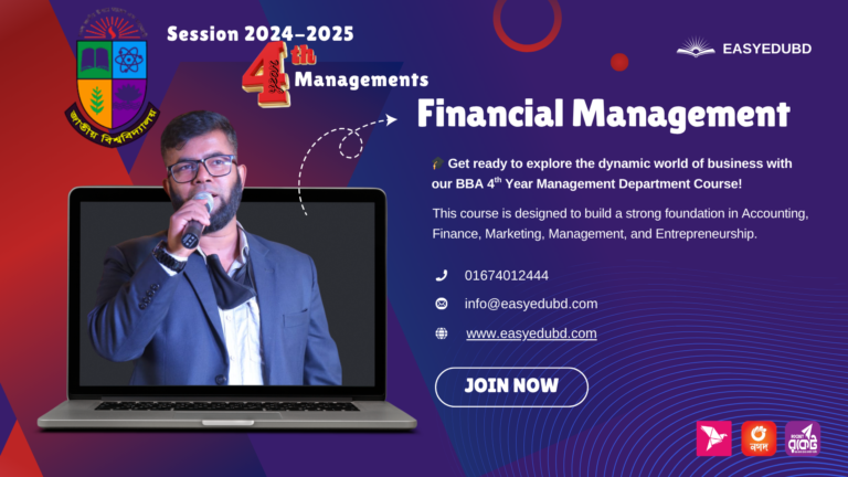 Financial Management Mgt 4Y